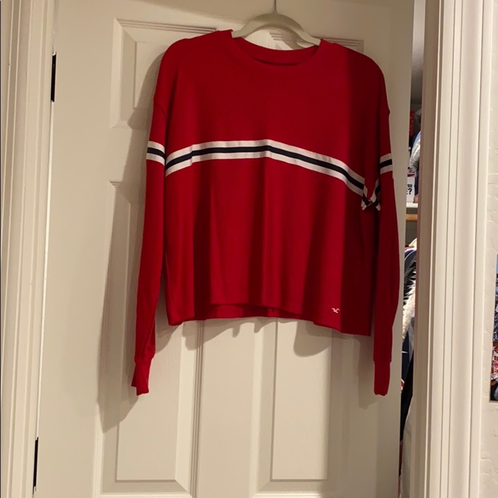 Hollister Long Sleeved Ribbed Shirt